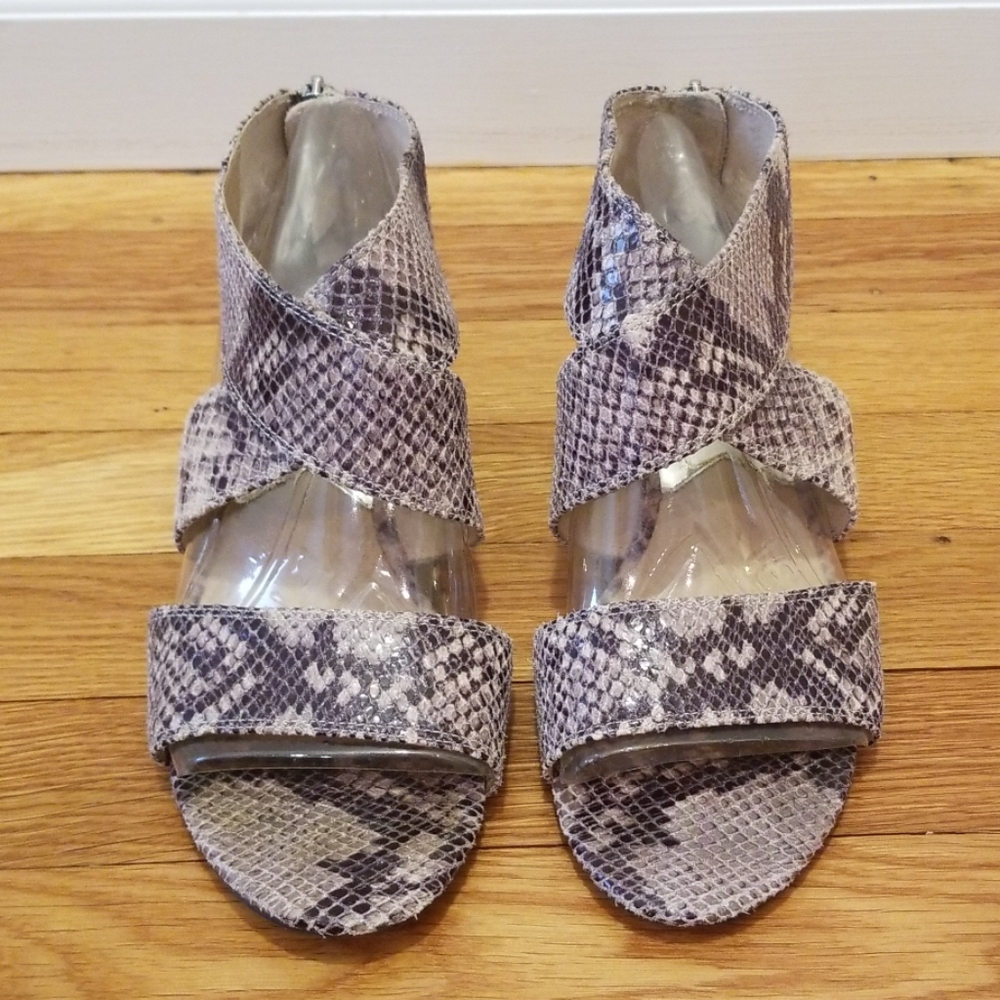 Michael by Michael Kors Snakeskin Sandals